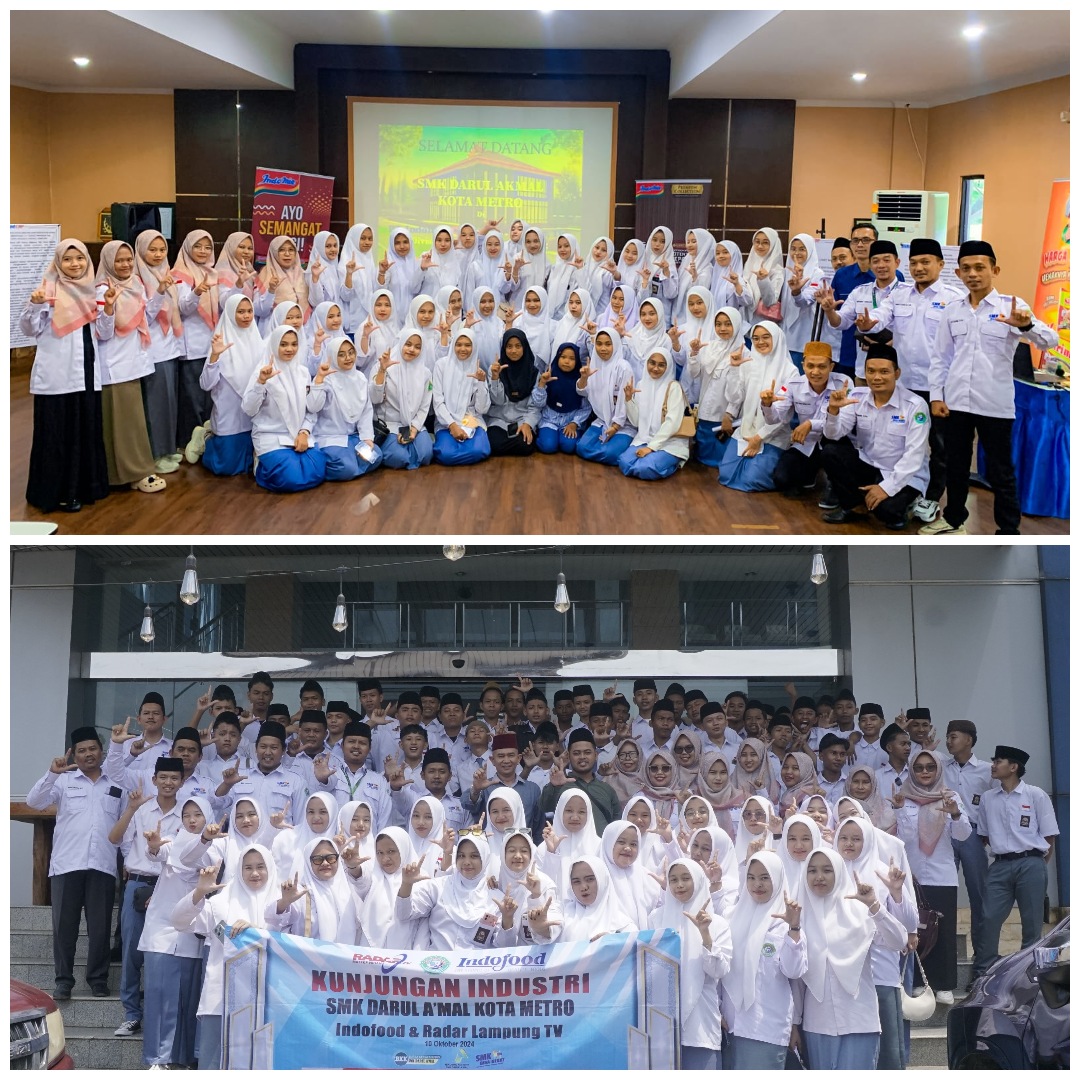 gambar SMK Darul A'mal Laksanakan Kegiatan Kunjungan Industri Di PT.Indofood & Radar Lampung